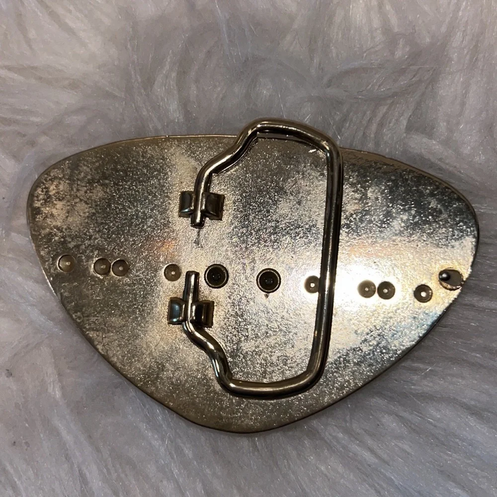 Pretty statement belt buckle western cowgirl rodeo ranch southwest boho